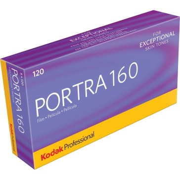 Kodak Professional Portra 160 Color Negative Film 120 Roll Film, 5-Pack, 1808674