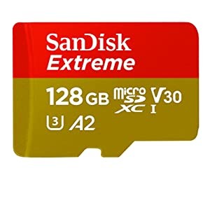 SanDisk 128GB Extreme A2, Micro SD Memory Card,170MB/s Read, 90MB/s Write Speed for 4K Video on Action Camera, Drones & Phones