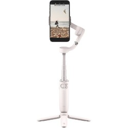 DJI OM 5 Smartphone Gimbal Stabilizer with Grip Tripod, Built-in Extension Rod & Shot Guide, Osmo Mobile OM5 (Sunset White)