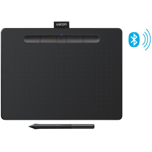 Wacom CTL-6100WL/K0-CX New Intuos Medium Bluetooth Pen Tablet (Black)