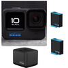 Gopro Hero 10 Travel Bundle Kit 2022 Edition, Dual Battery Charger & 2 Batteries