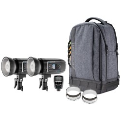 Westcott FJ400 Strobe 2-Light Backpack Kit with FJ-X2m Universal Wireless Trigger