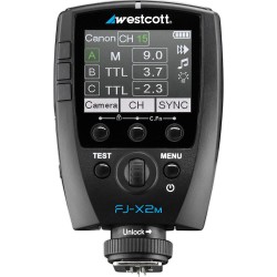 Westcott FJ400 Strobe 2-Light Location Kit with FJ-X2m Universal Wireless Trigger, Rapid Box Switch Octa-M, and 1x3