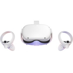 Oculus Quest 2 Advanced All-in-One VR Headset (256GB, White) with Official GST Invoice, Meta VR Headset