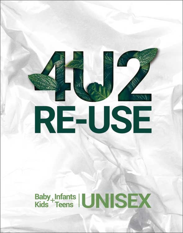 4U2RE-USE Trendbook incl. USB Baby/Infants/Kids/Teens Unisex