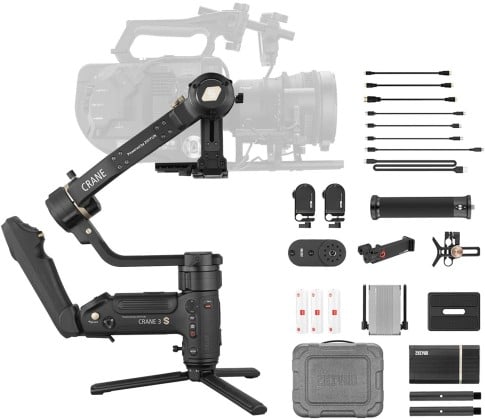 Zhiyun-Tech CRANE 3S Pro Handheld Gimbal Stabilizer for DSLRs and