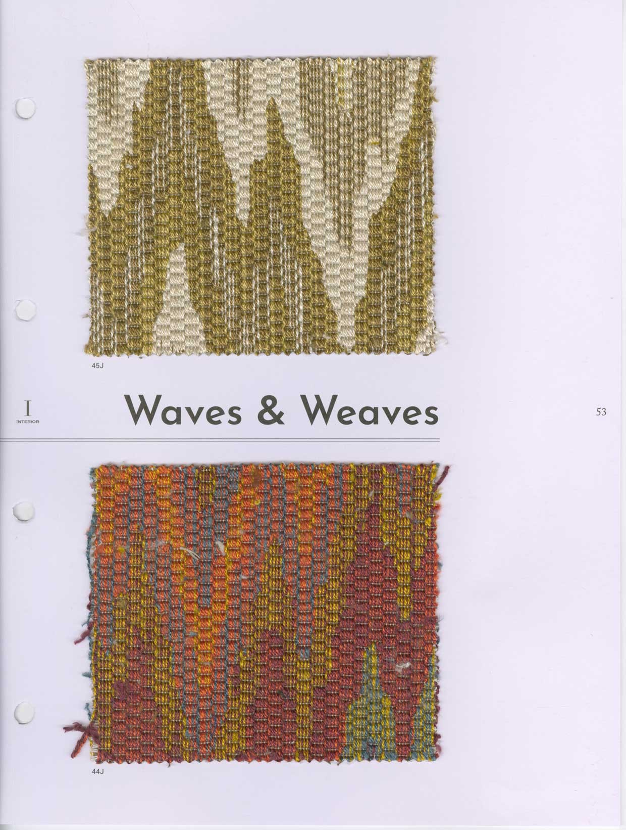 Alberto & Roy Interior - Fabric Swatch Book (Issue  No. 2)