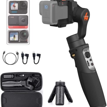 Hohem iSteady Pro 4 Action Camera Gimbal 3-Axis Splashproof Stabilizer - GoPro ,DJI OSMO Action,Insta360 ONE R, Sony RX0