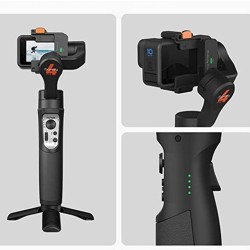 Hohem iSteady Pro 4 Action Camera Gimbal 3-Axis Splashproof Stabilizer - GoPro ,DJI OSMO Action,Insta360 ONE R, Sony RX0