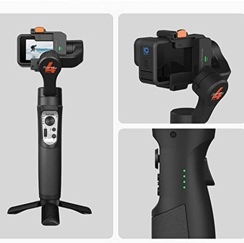 Hohem iSteady Pro 4 Action Camera Gimbal 3-Axis Splashproof Stabilizer - GoPro ,DJI OSMO Action,Insta360 ONE R, Sony RX0 - 2 Hohem iSteady Pro 4 Action Camera Gimbal 3-Axis Splashproof Stabilizer - GoPro ,DJI OSMO Action,Insta360 ONE R, Sony RX0