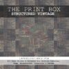 Print Box - Structured Vintage | Fusion Textile Patterns Abstract & Botanical Prints