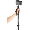 Manfrotto Compact Xtreme 2-In-1 Photo Monopod and Pole (GoPro Selfie Stick), Compatible with Phone & Camera, MPCOMPACT-BK
