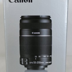 Canon EF-S 55-250mm f/4-5.6 IS II Telephoto Zoom Lens for DSLR Camera (Black)
