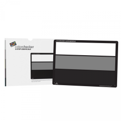 Calibrite ColorChecker 3 Step Grayscale CCGS | Camera Calibration Add on