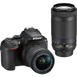 Nikon D5600 DSLR Camera with 18-55mm and 70-300mm Lenses Nikon D5600 DSLR Camera with 18-55mm and 70-300mm Lenses