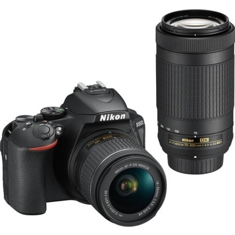 Nikon D5600 DSLR Camera with 18-55mm and 70-300mm Lenses Nikon D5600 DSLR Camera with 18-55mm and 70-300mm Lenses