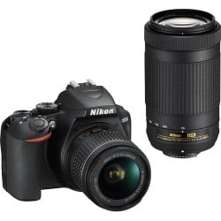 Nikon D3500 DSLR Camera with 18-55mm and 70-300mm Lenses