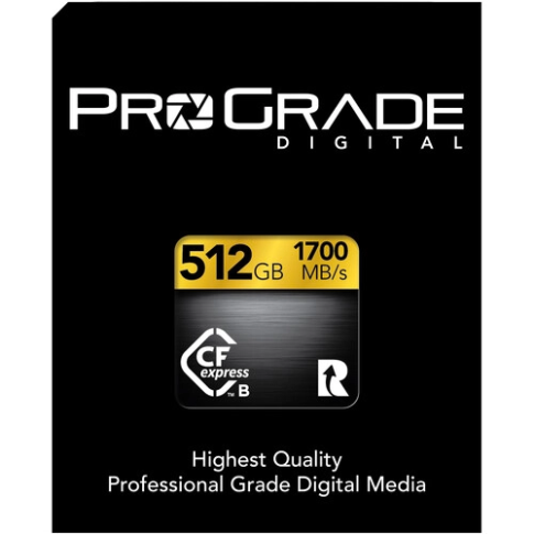 ProGrade Digital 512GB CFexpress 2.0 Type B Gold Memory Card