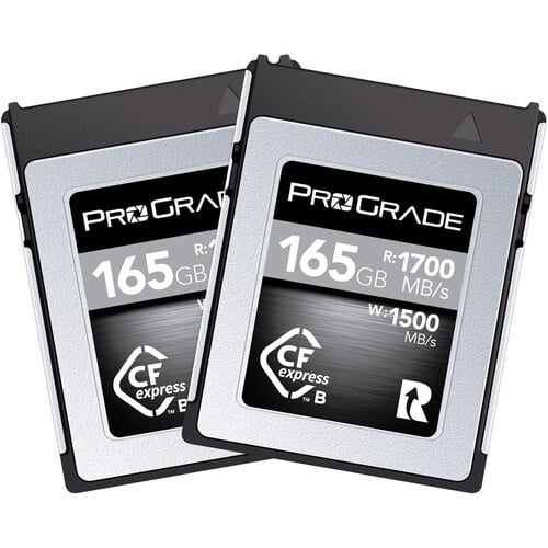 ProGrade Digital 165GB CFexpress 2.0 Type B Cobalt Memory Card (2