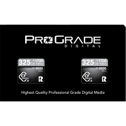 ProGrade Digital 325GB CFexpress 2.0 Type B Cobalt Memory Card (2-Pack)