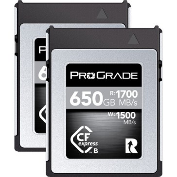 ProGrade Digital 650GB CFexpress 2.0 Type B Cobalt Memory Card (2-Pack)