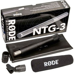 Rode NTG3 Moisture-Resistant Shotgun Microphone (Satin Nickel)
