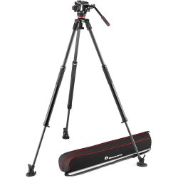Manfrotto 504X Fluid Video Head with 635 FAST Carbon Fiber Tripod