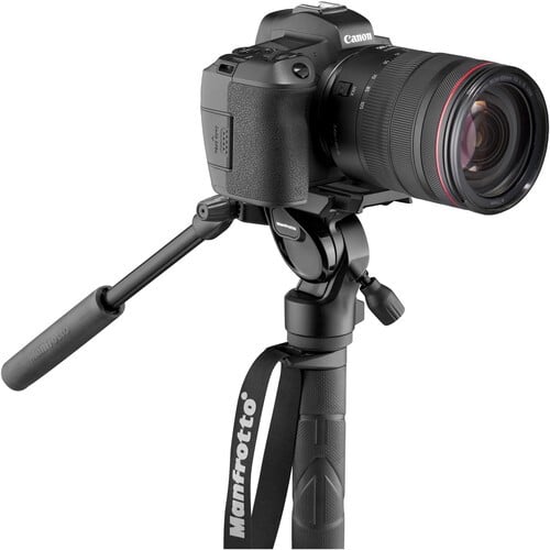 Manfrotto Element MII Video Monopod with Live Fluid Head Design Info
