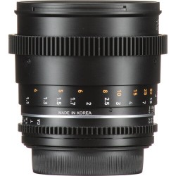 Samyang 85mm T1.5 VDSLR MK2 Cine Lens (EF Mount), SYDSX85-C