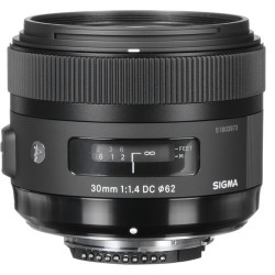 Sigma 30mm f/1.4 DC HSM Art Lens for Nikon F