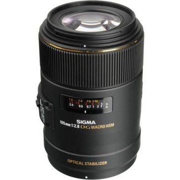 Sigma 105mm f/2.8 EX DG OS HSM Macro Lens for Nikon F