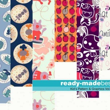 Ready Made Best Kid's Pattern & Graphics Design Book (Incl. DVD)