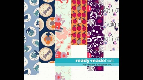 Ready Made Best Kid's Pattern & Graphics Design Book (Incl. DVD)