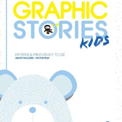 Graphic Stories Kids Vol.1 Book Patterns & Prints Ready to Use for Baby,infants,nursery prints