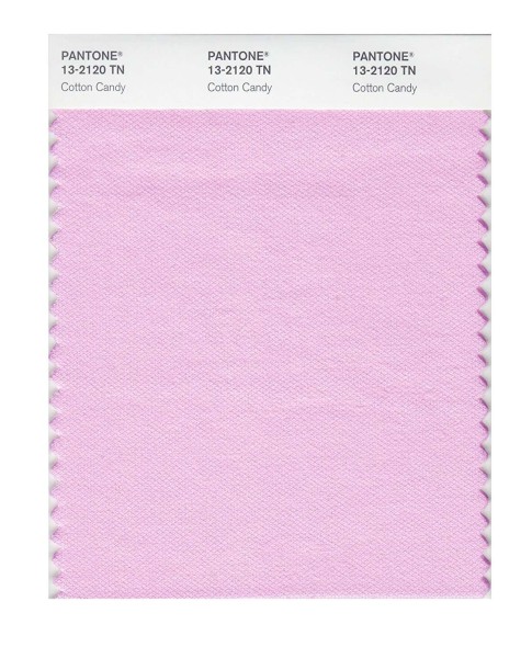 Pantone  13-2120 TN Cotton Candy Nylon Brights Swatch Card