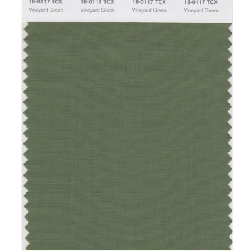Pantone 18-0117 TCX Swatch Card Vineyard Green