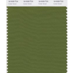Pantone 18-0328 TCX Swatch Card Cedar Green