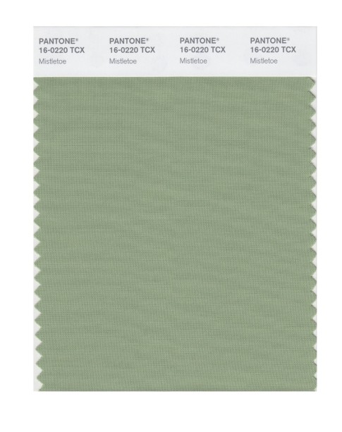 Pantone 16-0220 TCX Swatch Card Mistletoe