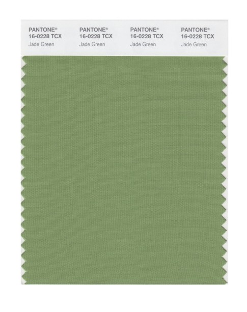 Pantone 16-0228 TCX Swatch Card Jade Green