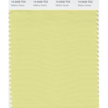 Pantone 12-0426 TCX Swatch Card Mellow Green
