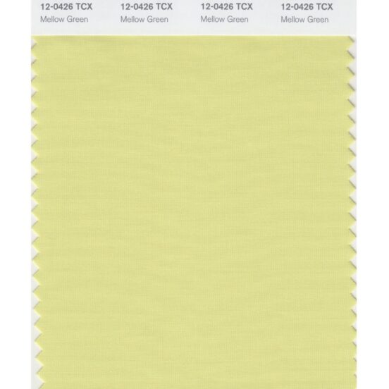 Pantone 12-0426 TCX Swatch Card Mellow Green