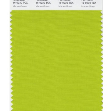 Pantone 16-0230 TCX Swatch Card Macaw Green