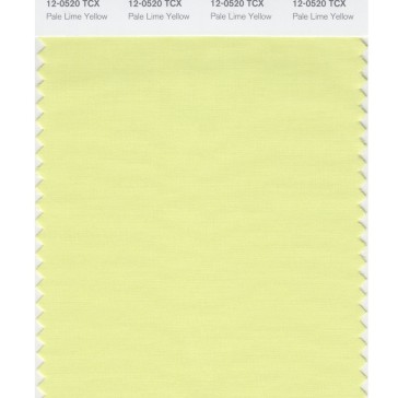 Pantone 12-0520 TCX Swatch Card Pale Lime Yellow