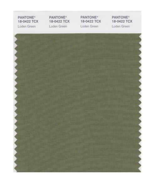 Pantone 18-0422 TCX Swatch Card Loden Green