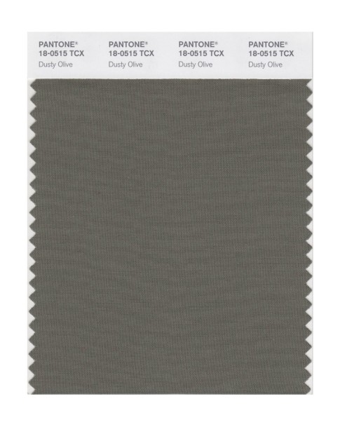 Pantone 18-0515 TCX Swatch Card Dusty Olive