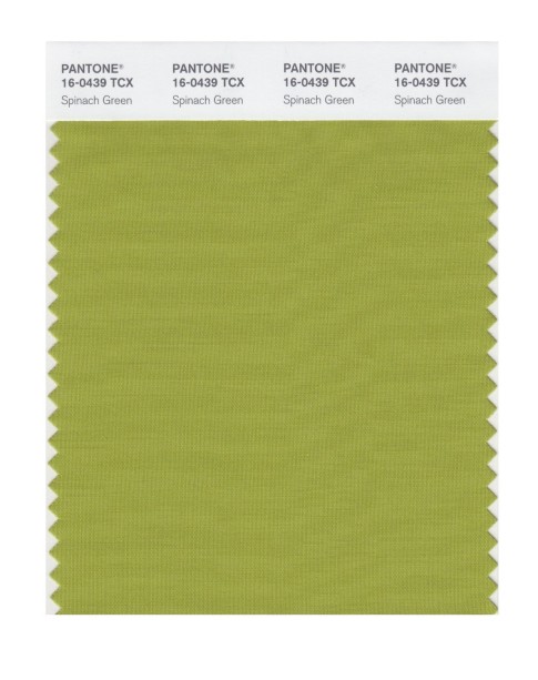 Pantone 16-0439 TCX Swatch Card Spinach Green