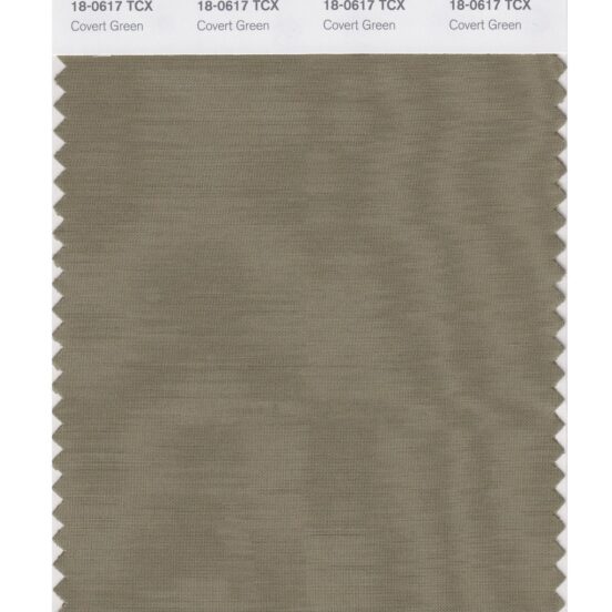 Pantone 18-0617 TCX Swatch Card Covert Green
