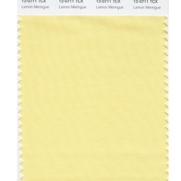 Pantone 12-0711 TCX Swatch Card Lemon Meringue