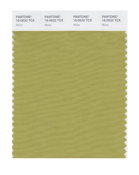 Pantone 16-0532 TCX Swatch Card Moss