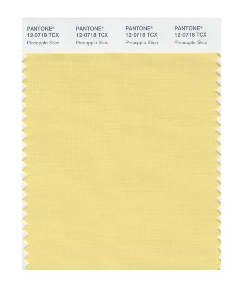 Pantone 12-0718 TCX Swatch Card Pineapple Slice